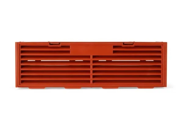 Buffalo Standard Anti-Flood Air Brick in terracotta finish with certified 4156 mm² true internal free area Front