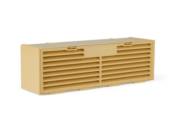 Kiwa Kitemarked Buffalo Standard Anti-Flood Air Brick buff with certified 4156 mm² true internal free area